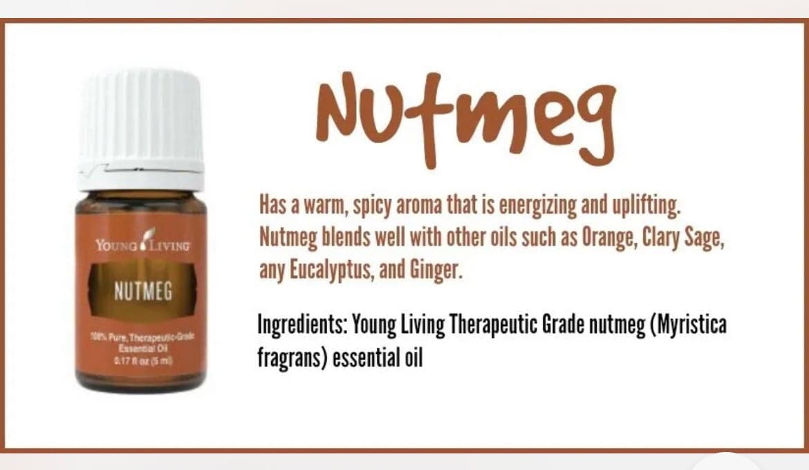Young Living Essential Oil Nutmeg 5ml Sealed & New - Thumbnail 2