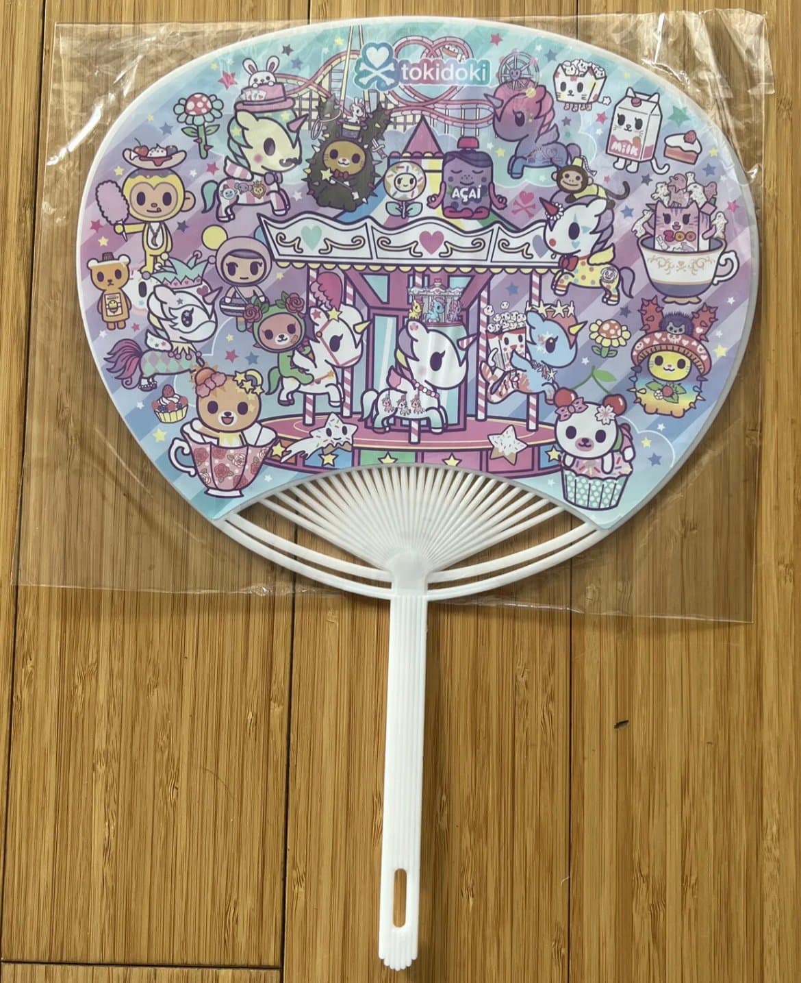 SDCC 2023 Tokidoki Uchiwa Plastic Hand Fan Comic Con Exclusive | Brand New - Thumbnail 7