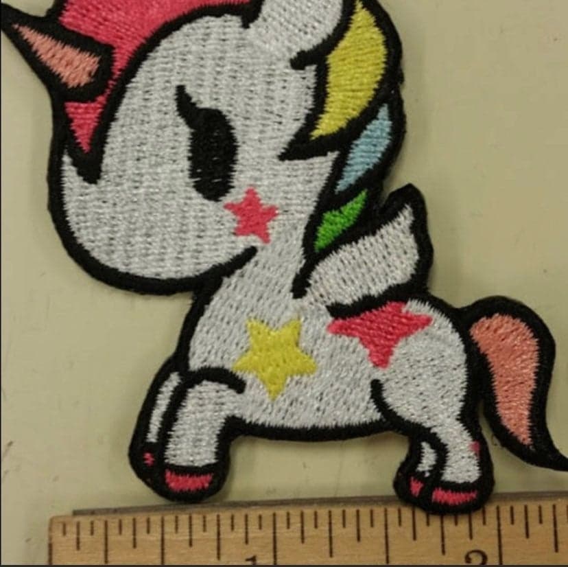Tokidoki Unicorno Embroidered Iron-On Patch - Thumbnail 2