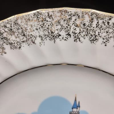 Vintage Disneyland Decorative Plate Castle 10” Walt Disney Souvenir Japan EUC - Thumbnail 3