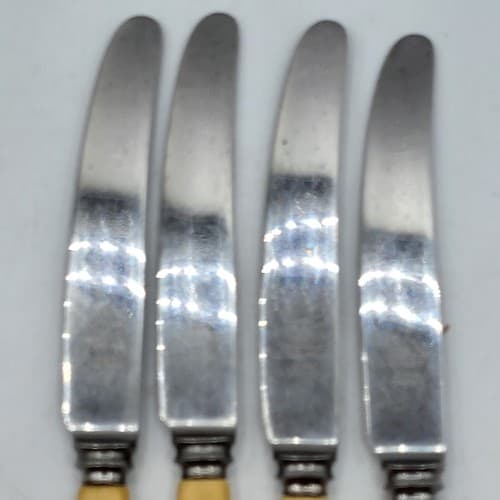 James Ryals Bakelite Sheffield Fish Cutlery 4 Knives Firth Stainless England VTG - Thumbnail 5