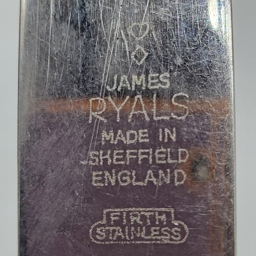 James Ryals Bakelite Sheffield Fish Cutlery 4 Knives Firth Stainless England VTG - Thumbnail 3