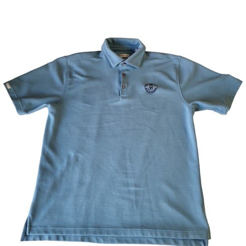 Tehama Club at Blackthorn Mens Golf Shirt Sage Blue L Polyester Hang'em Dry - Thumbnail 10