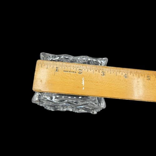 Vintage Rosenthal Small Studio-Line Crystal Paper Bag Glass Vase Germany Signed - Thumbnail 7