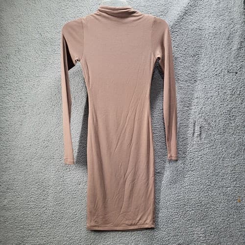 Naked Wardrobe Womens Midi Dress Coco XS Long Sleeves Clubwear Sexy Curves Comfy - Thumbnail 2