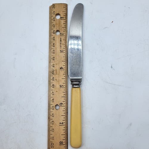 James Ryals Bakelite Sheffield Fish Cutlery 4 Knives Firth Stainless England VTG - Thumbnail 6