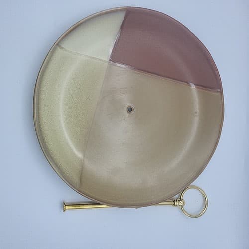 Sango Gold Dust Sienna 5039 Stoneware Tidbit Tray Geometric Earth Tones Fall - Thumbnail 8