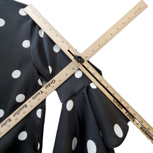 Bar III Women Blouse Top Black S Cropped White Polka Dots Bell Sleeves Front Tie - Thumbnail 8