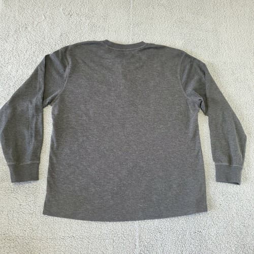 Jachs New York Mens Shirt XL Cotton Pocket Henley Long Sleeve Comfortable Modern - Thumbnail 7
