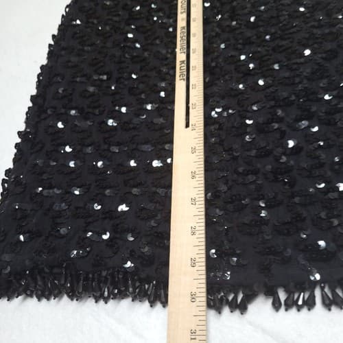 Little Black Dress Full Sequins Short Off Shoulder S Party Wedding Glamour Sexy - Thumbnail 11