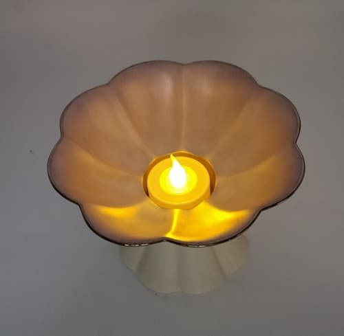 Lenox Votive Candle Holder Light of Hope Pearl Pink Breast Cancer Awareness NWT - Thumbnail 7