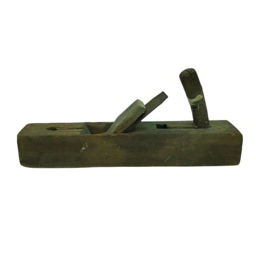 Antique Large Hand Made Wood Block Planer 16 Inch Primitive Solid - Image 1