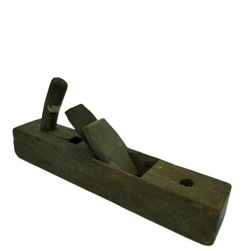 Antique Large Hand Made Wood Block Planer 16 Inch Primitive Solid - Thumbnail 3