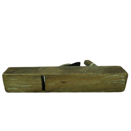 Antique Large Hand Made Wood Block Planer 16 Inch Primitive Solid - Thumbnail 6