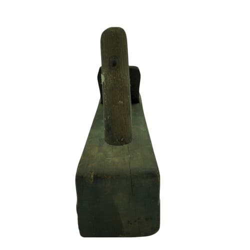 Antique Large Hand Made Wood Block Planer 16 Inch Primitive Solid - Thumbnail 5