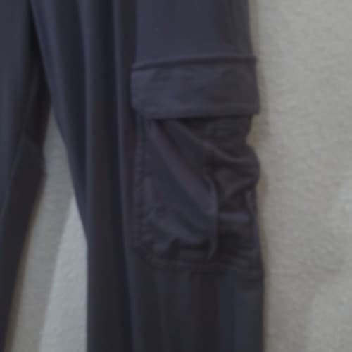 New Mix Womens Pants Black 1XL Joggers Running Pockets Elastic Waist New - Thumbnail 3