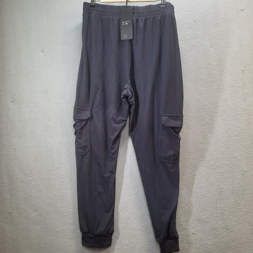 New Mix Womens Pants Black 1XL Joggers Running Pockets Elastic Waist New - Thumbnail 5