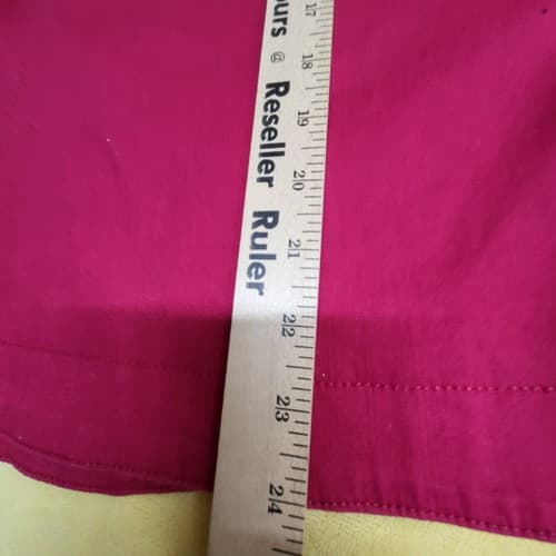 Hearts of Palm Womens Jacket Top Blouse 3X Deep Red Swing Steel Embellishments - Thumbnail 12