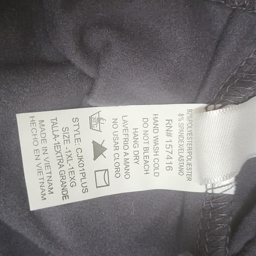 New Mix Womens Pants Black 1XL Joggers Running Pockets Elastic Waist New - Thumbnail 14