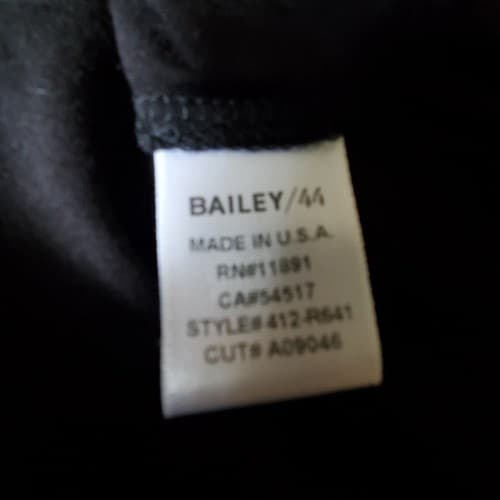 Bailey 44 Womens Dress Black Gray S Rayon Spandex Slimming Comfort Striped - Thumbnail 10