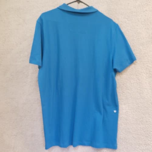 Mack Weldon Mens Golf Shirt Blue XL Supino Cotton Casual Workwear Comfortable - Thumbnail 2