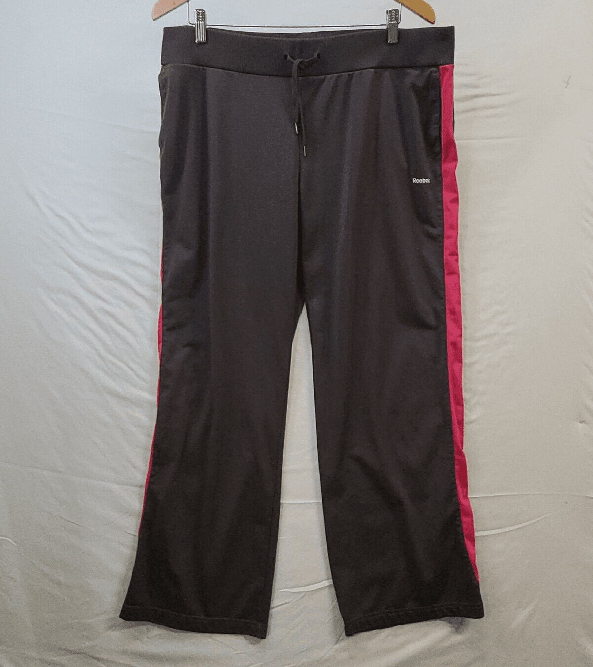 Reebok Womens 2PC Track Suit Brown Pink XL Polyester Jacket & Pants Knit Cuffs - Thumbnail 9