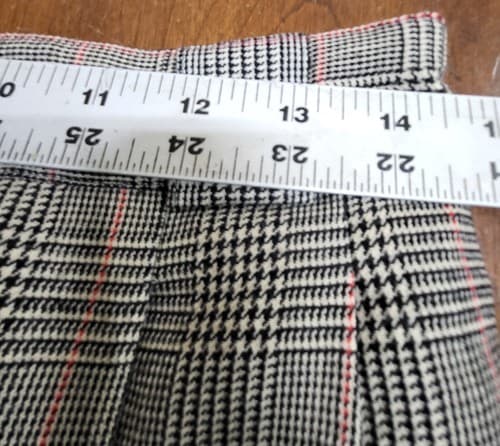 Giorgio Sant’Angelo Womens Pants Trousers 12 Vintage Brown Check Wool Menswear - Thumbnail 10