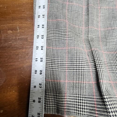 Giorgio Sant’Angelo Womens Pants Trousers 12 Vintage Brown Check Wool Menswear - Thumbnail 12