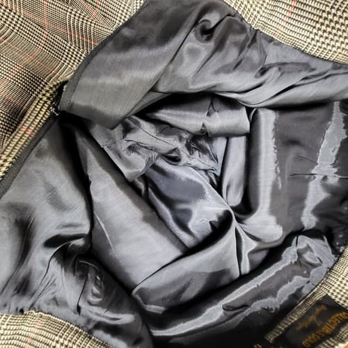 Giorgio Sant’Angelo Womens Pants Trousers 12 Vintage Brown Check Wool Menswear - Thumbnail 16