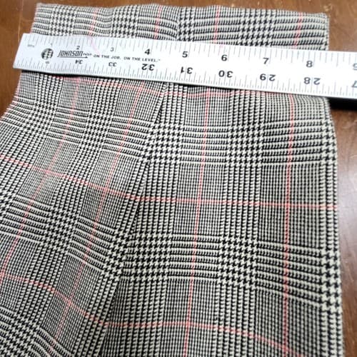 Giorgio Sant’Angelo Womens Pants Trousers 12 Vintage Brown Check Wool Menswear - Thumbnail 9