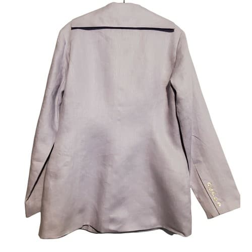 JJill Womens Blazer Jacket 8 Lavender Modal Blend Shaw Collar NWT Spring - Thumbnail 2