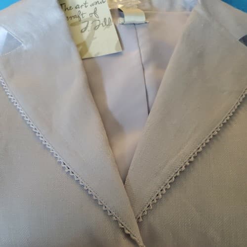 JJill Womens Blazer Jacket 8 Lavender Modal Blend Shaw Collar NWT Spring - Thumbnail 8