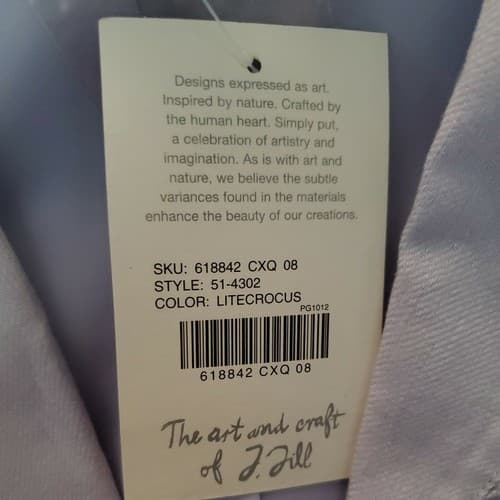 JJill Womens Blazer Jacket 8 Lavender Modal Blend Shaw Collar NWT Spring - Thumbnail 7