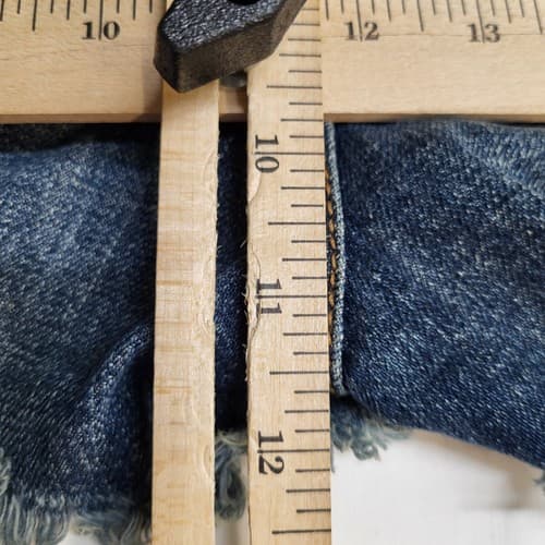 American Eagle Womens Denim Cutoff Shorts 4 Cotton Button Fly Distressed Studs - Thumbnail 11