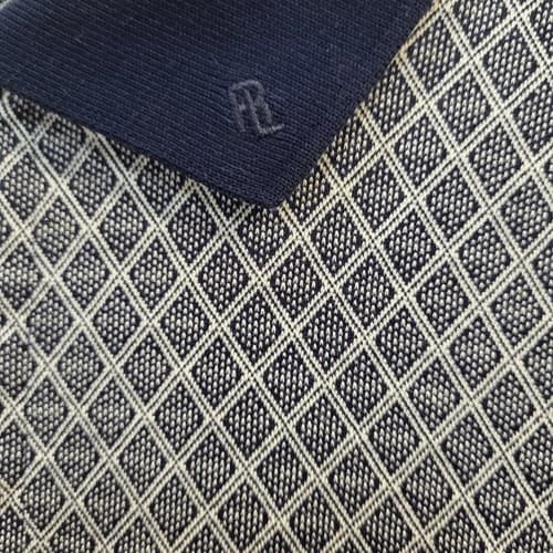 POLO GOLF Ralph Lauren Mens Shirt Blue XL Pima Cotton Pine Valley GC Logo - Thumbnail 7