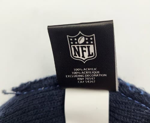 Tennessee Titan Boys Hat Cap Blue Infant Knit Logo Pom Pom Embroidered - Thumbnail 4