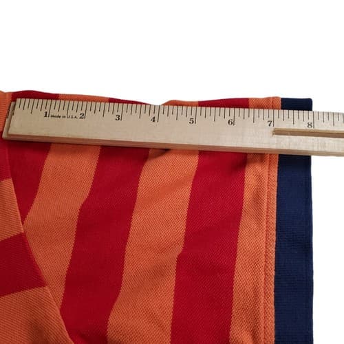 Rocawear Mens Shirt Orange XL Polo Red Navy Stripes Resort Cruise Colorful - Thumbnail 9