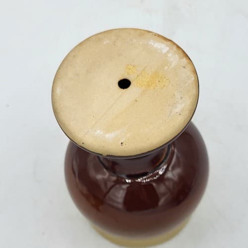 Vintage Armbee San Francisco Wine Carafe 4 Chalice Goblet Set Brown Ceramic - Thumbnail 7