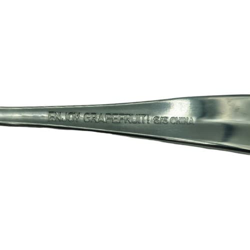 Enjoy Grapefruit 4 stainless spoons 6-1/8" China Royal Bristol-like pattern - Thumbnail 3