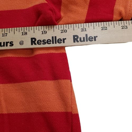 Rocawear Mens Shirt Orange XL Polo Red Navy Stripes Resort Cruise Colorful - Thumbnail 6