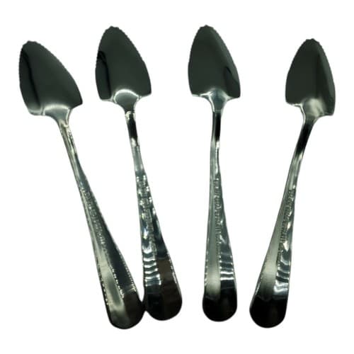 Enjoy Grapefruit 4 stainless spoons 6-1/8" China Royal Bristol-like pattern - Thumbnail 2