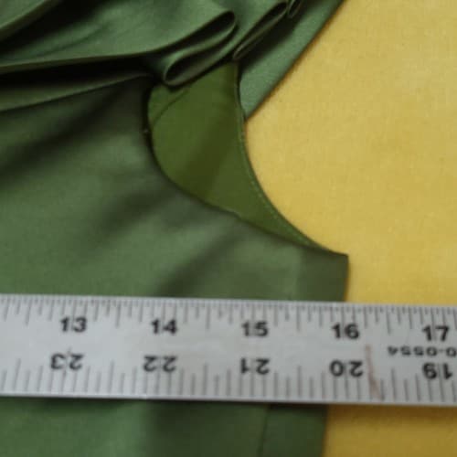 Davinci Womens Dress 8 Green One Shoulder Cocktail Prom Satin Pockets Evening - Thumbnail 12