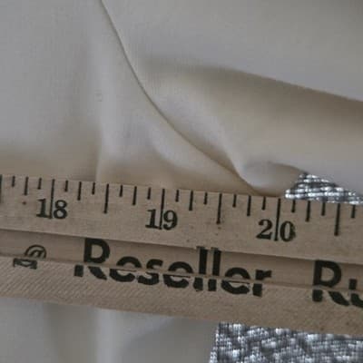 J Jill Christian Siriano Holiday Sheath Dress XL Winter White Knit Beaded Cuffs - Thumbnail 11