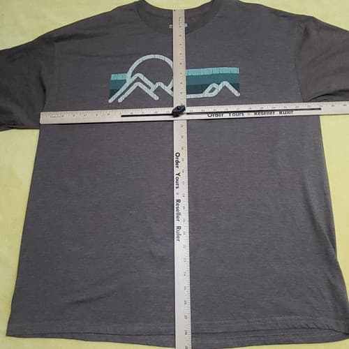 Marmot Mens Tee Shirt Brown 2XL XXL Short Sleeve Cotton Blend Mountain Logo - Thumbnail 7
