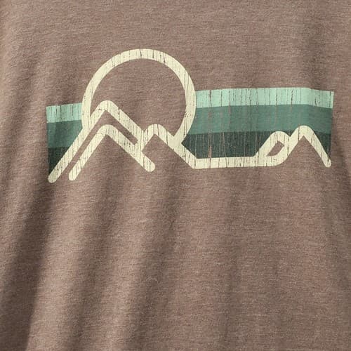 Marmot Mens Tee Shirt Brown 2XL XXL Short Sleeve Cotton Blend Mountain Logo - Thumbnail 2