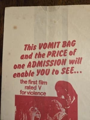 1980's Mark of the Devil Wax Vomit Bag Movie Theater Giveaway Film HORROR 4 PCS - Thumbnail 3