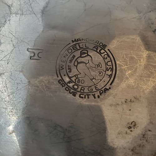 Wendell August Forge Pittsburgh Incline 4 3/8" Plate Handmade & Point Park - Thumbnail 4