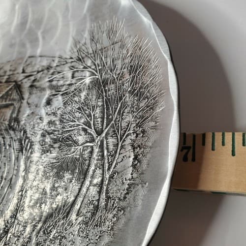 Wendell August Forge Pittsburgh Incline 4 3/8" Plate Handmade & Point Park - Thumbnail 6
