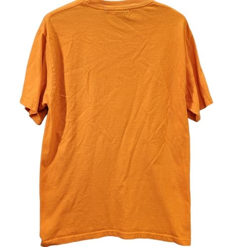 Harley Davidson Mens Shirt Orange L Cotton Short Sleeves Motorcycle Classic - Thumbnail 4