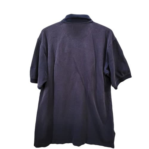 Pendleton Mens Shirt Navy Blue M 100% Cotton Short Sleeves Logo Classic Polo - Thumbnail 3